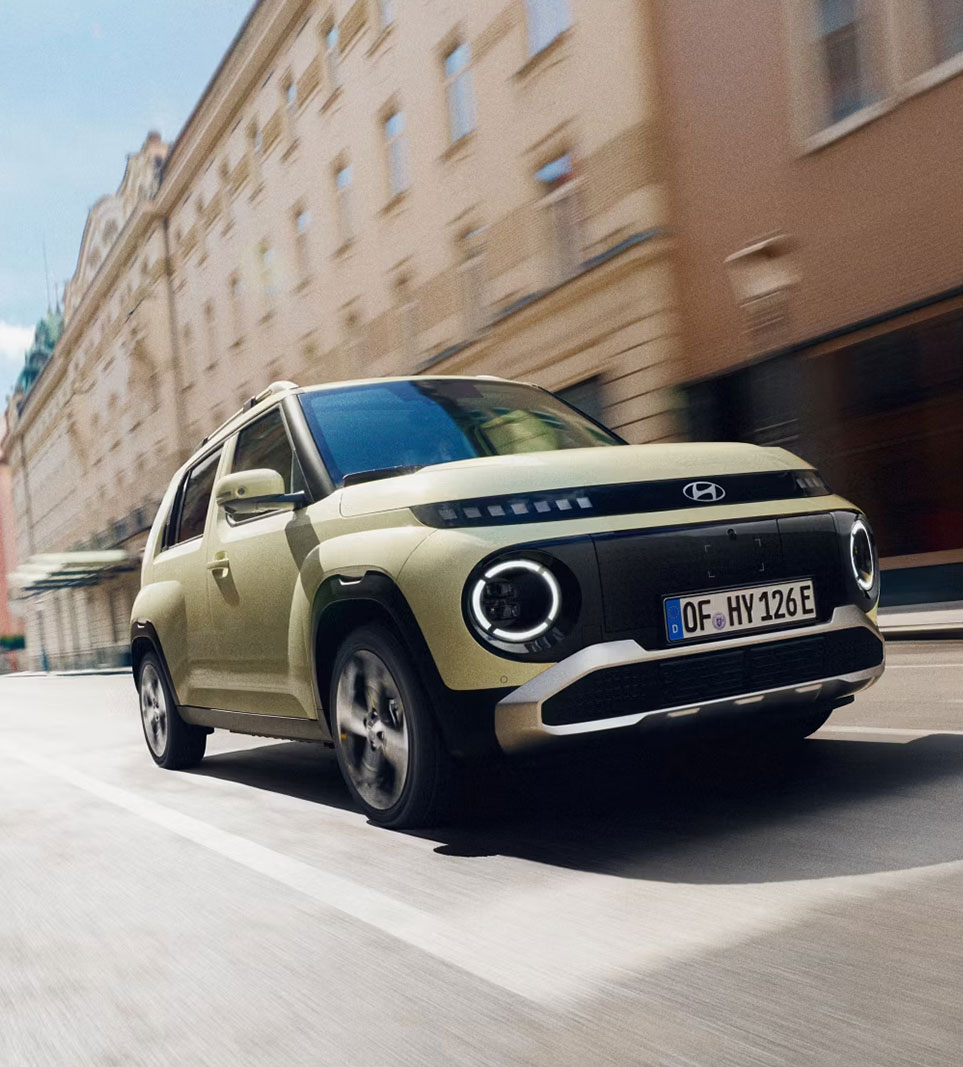 Der Hyundai Inser frontal