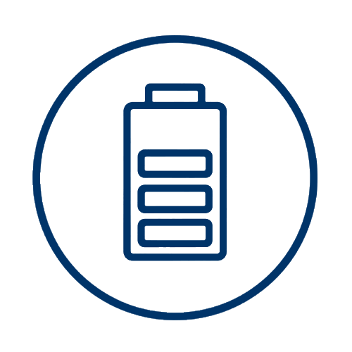 Bluelink Batterie Symbol