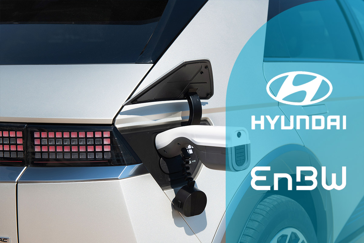 Hyundai Ioniq 5 Ladeadapter am Auto
